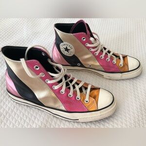 Metallic Leather Stripe Limited Edition Chuck 70’s Womens 10 1/2